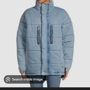 Zadig & Voltaire Light Blue Puffer Jacket